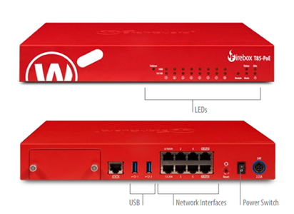 WatchGuard Firebox T85 spec image