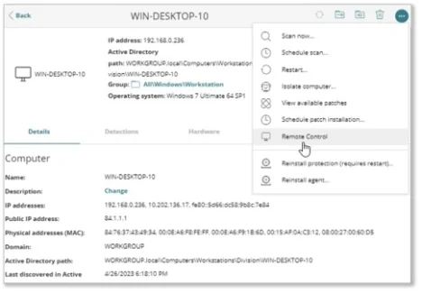 Remotely Investigate